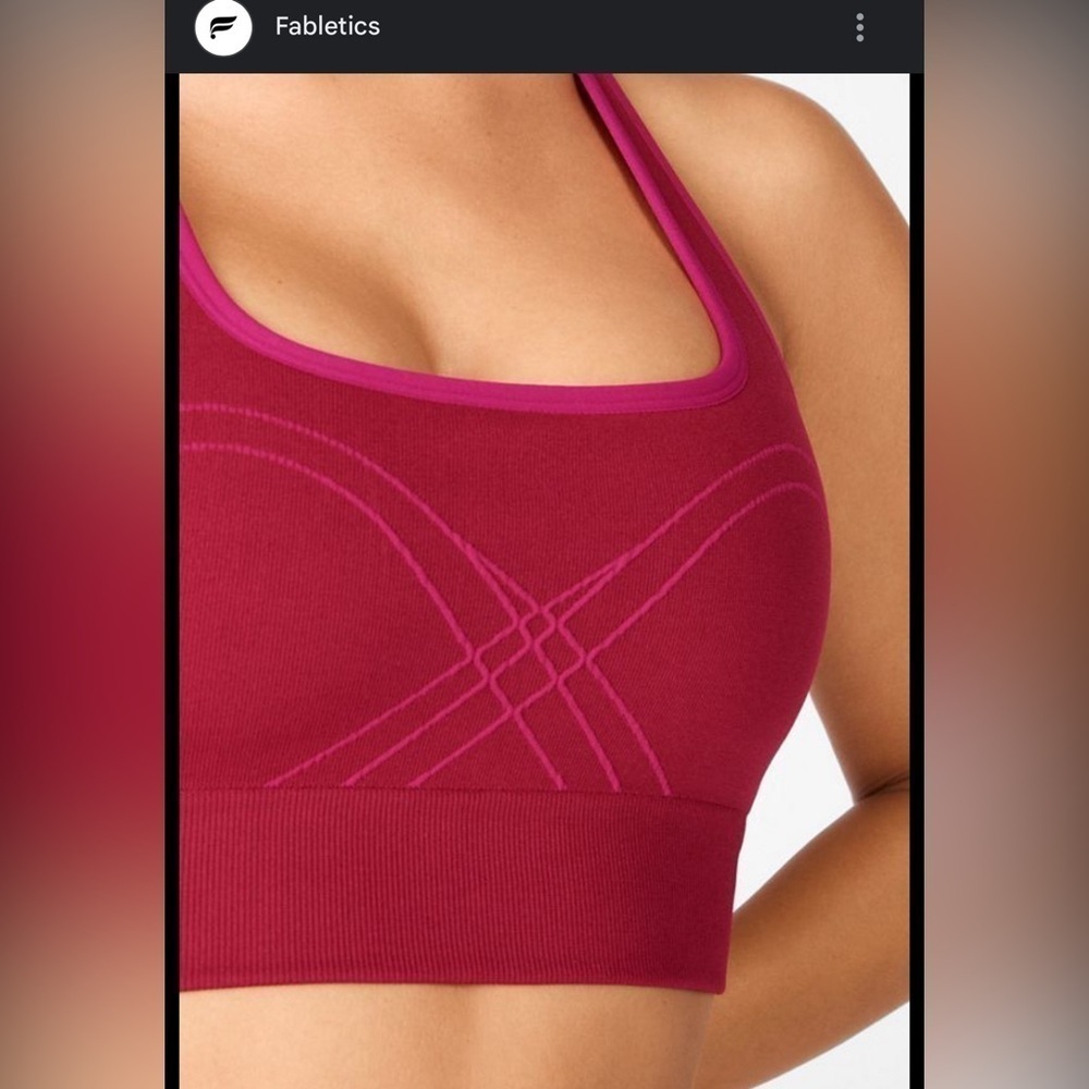 Fabletics Adele Corsetry Seamless Sports Bra - Picture 2 of 7
